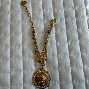 Versace Gold Medusa Pendant Bracelet